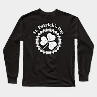 St. Patrick's Day Beer_white Long Sleeve T-Shirt